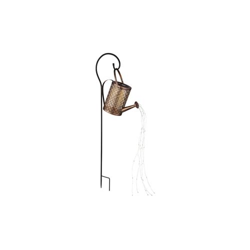 4059157356955 - Solar Steckleuchte Gießkanne Außen Gartenlampe im Gießkannen Design Stecklampe gold 36x LED warmweiß LxBxH 26x126x85 cm 4059157356955 - Solar Steckleuchte Gießkanne Außen Gartenlampe im Gießkannen Design Stecklampe gold 36x LED warmweiß LxBxH 26x126x85 cm