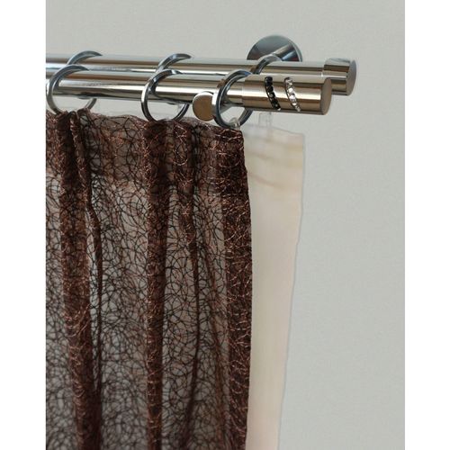 9002777318587 - Gardinenstange GARESA BOSTON Gardinenstangen Gr L 290 cm Ø 20 mm 2 läufig silberfarben Kinder Gardinenstangen für Vorhanggarnitur verlängerbar Glitzerstein edelstahl optik mRinge 9002777318587 - Gardinenstange GARESA BOSTON Gardinenstangen Gr L 290 cm Ø 20 mm 2 läufig silberfarben Kinder Gardinenstangen für Vorhanggarnitur verlängerbar Glitzerstein edelstahl optik mRinge