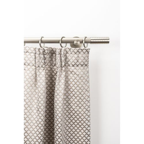 9002777427838 - Gardinenstange GARESA EASY Gardinenstangen Gr B L 64 cm x 440 cm Ø 20 mm 1 St 1 läufig goldfarben (aluminiumfarben nickelfarben) Kinder Gardinenstangen für Vorhanggarnitur verlängerbar Endk M Streifen Alu mit Ringe