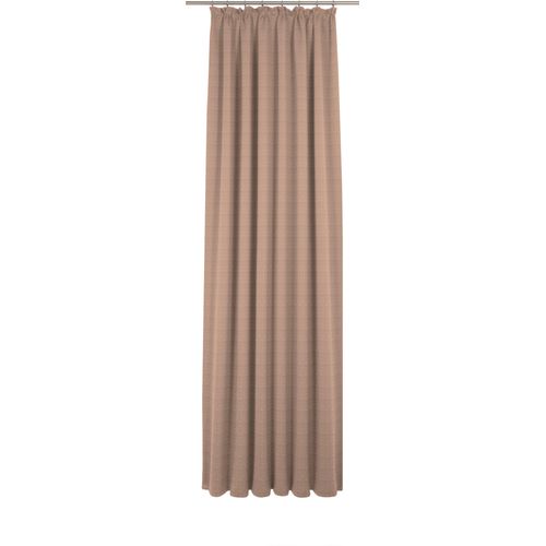 4004567445584 - Vorhang WIRTH Uni Collection Gardinen Gr 365 cm Kräuselband 142 cm beige Kräuselband nach Maß