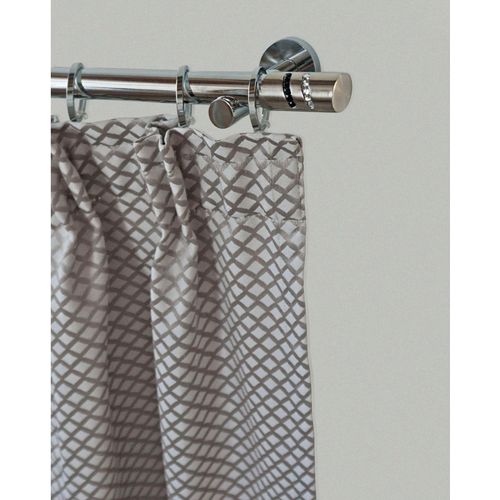 9002777318341 - Gardinenstange GARESA BOSTON Gardinenstangen Gr L 440 cm Ø 20 mm 1 läufig silberfarben Kinder Gardinenstangen für Vorhanggarnitur verlängerbar Glitzerstein edelstahl optik mRinge 9002777318341 - Gardinenstange GARESA BOSTON Gardinenstangen Gr L 440 cm Ø 20 mm 1 läufig silberfarben Kinder Gardinenstangen für Vorhanggarnitur verlängerbar Glitzerstein edelstahl optik mRinge