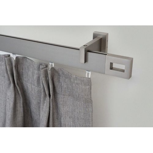 9002777157605 - Gardinenstange GARESA FLAT Gardinenstangen Gr L 220 cm 1 St 1 läufig silberfarben (vernickelt) Kinder Gardinenstangen für Rechteckprofil Wandmontage perfekter Lauf modern verlängerbar 9002777157605 - Gardinenstange GARESA FLAT Gardinenstangen Gr L 220 cm 1 St 1 läufig silberfarben (vernickelt) Kinder Gardinenstangen für Rechteckprofil Wandmontage perfekter Lauf modern verlängerbar