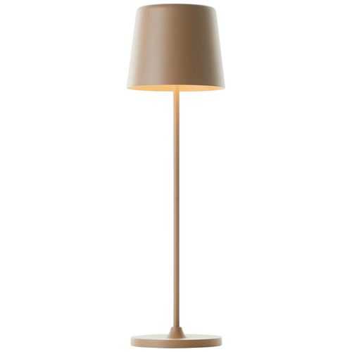 4004353428227 - Lampe Kaami led Außentischleuchte 37cm cappuccino matt Metall Bambus gold 2 w led integriert - gold - Brilliant