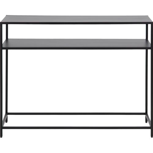 4067474574723 - Konsolentisch ACTONA GROUP New York schwarz (schwarz schwarz) B100cm H79cm T35cm Tische mit Metallgestell in gradliniger Optik Höhe 79 cm Breite 100 cm