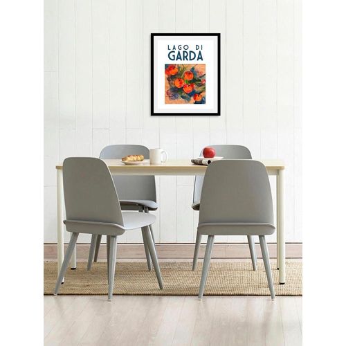 4067437333343 - Bild QUEENCE Elay Bilder Gr B H 50 cm x 70 cm Wandbild Hochformat 1 St orange Kunstdrucke gerahmt