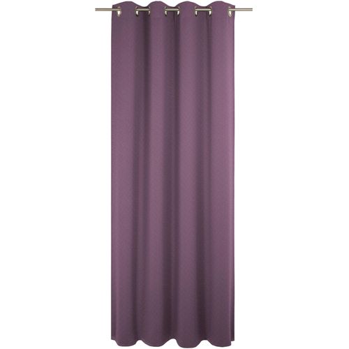 4004567456948 - Vorhang WIRTH Uni Collection Gardinen Gr 385 cm Ösen 142 cm lila (aubergine) Ösen nach Maß