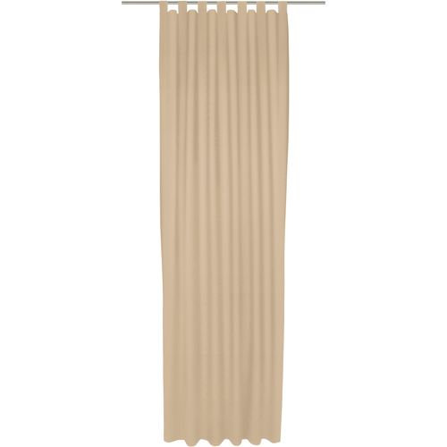 4004567446321 - Vorhang WIRTH Uni Collection Gardinen Gr 295 cm Schlaufen 142 cm beige Schlaufen nach Maß