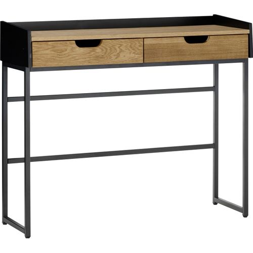 4027207209636 - Konsole MCA FURNITURE Calama schwarz B100cm H84cm T35cm Furnier Holzwerkstoff Massivholz Sideboards Konsolentisch Breite ca 100 cm 4027207209636 - Konsole MCA FURNITURE Calama schwarz B100cm H84cm T35cm Furnier Holzwerkstoff Massivholz Sideboards Konsolentisch Breite ca 100 cm