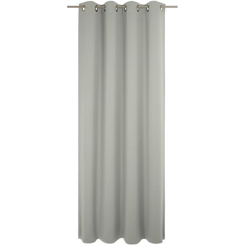 4004567173951 - Vorhang WIRTH Peschiera Gardinen Gr 175 cm Ösen 132 cm grau (taupe) echtes Seiden-Garn verwebt