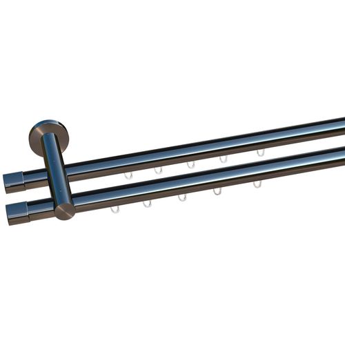 4068585003430 - Gardinenstange INDEKO Consul Gardinenstangen Gr L 350 cm Ø 20 mm 2 läufig silberfarben (chrom glanz) Gardinenstangen nach Maß Innenlauf Komplett-Set inkl Gleitern und Montagematerial 4068585003430 - Gardinenstange INDEKO Consul Gardinenstangen Gr L 350 cm Ø 20 mm 2 läufig silberfarben (chrom glanz) Gardinenstangen nach Maß Innenlauf Komplett-Set inkl Gleitern und Montagematerial