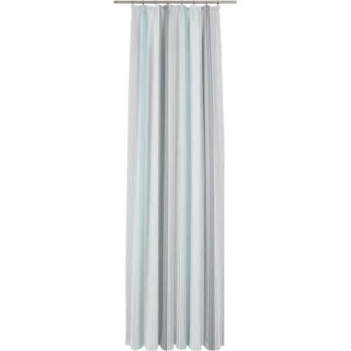 4004567233013 - Gardine WIRTH 28066 Gardinen Gr 145 cm Faltenband 450 cm blau (türkis) Esszimmergardinen Store - Faltenband 13