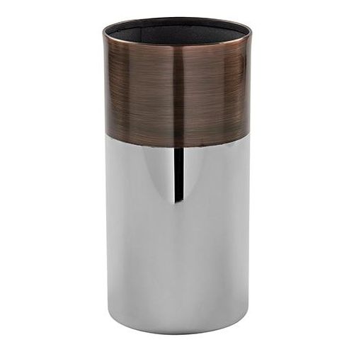 4042911571220 - Tischvase FINK VITO Vasen Gr H 20 cm Ø 10 cm silberfarben (silberfarben bronzefarben matt) Weitere Weihnachtsdeko aus Edelstahl poliert und gebürstet