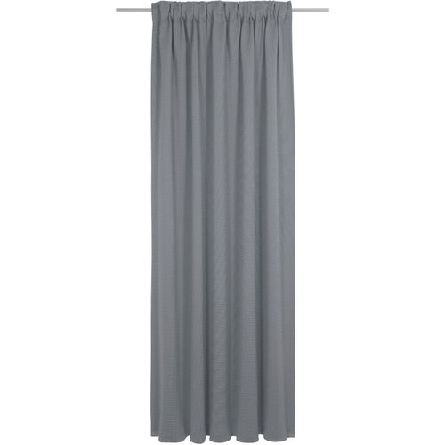 4004567476076 - Vorhang WIRTH Uni Collection light blau (dunkelblau) Gardinen 345cm Multifunktionsband 142cm Baumwolle (Bio-Baumwolle) nach Maß B142cm H345cm