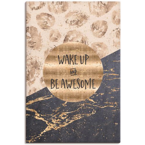 4059745815758 - Wandbild ARTLAND Steh auf und sei großartig Bilder Gr B H 40 cm x 60 cm Leinwandbild Sprüche & Texte 1 St goldfarben Bild Kunstdruck Metallbild Metallbilder Bilder als Alubild Leinwandbild Wandaufkleber oder Poster in versch Größen 4059745815758 - Wandbild ARTLAND Steh auf und sei großartig Bilder Gr B H 40 cm x 60 cm Leinwandbild Sprüche & Texte 1 St goldfarben Bild Kunstdruck Metallbild Metallbilder Bilder als Alubild Leinwandbild Wandaufkleber oder Poster in versch Größen