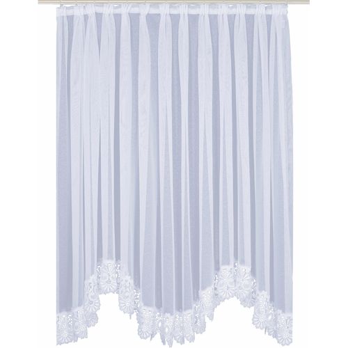 4004567144623 - Gardine WIRTH Elvira Gardinen Gr 225 cm Faltenband 300 cm weiß Schlafzimmergardinen Gardine Welle