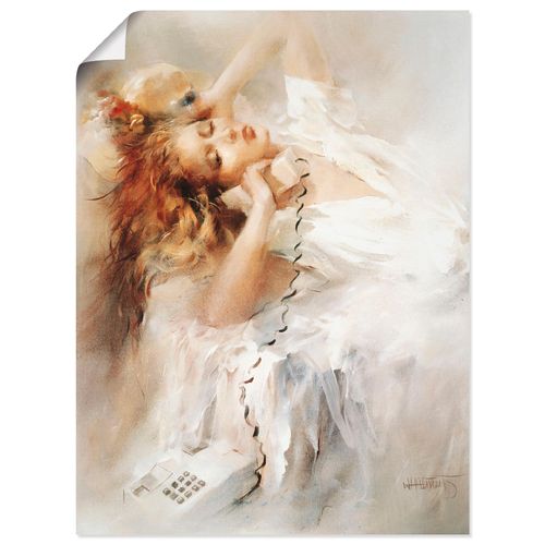 4057738458326 - Wandbild ARTLAND Hoffnungsvoll Bilder Gr B H 30 cm x 40 cm Poster Frau Hochformat 1 St beige (naturfarben) Bild Poster Bilder als Leinwandbild Wandaufkleber oder in versch Größen