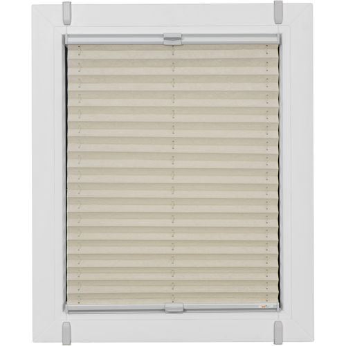 4001442892099 - Plissee One Size Style Crush Plissees Gr 160 cm zweiseitig verschiebbar 35 cm beige (sand grau grau) Plissees ohne Bohren Zubehörfarbe zum Klemmen 4001442892099 - Plissee One Size Style Crush Plissees Gr 160 cm zweiseitig verschiebbar 35 cm beige (sand grau grau) Plissees ohne Bohren Zubehörfarbe zum Klemmen
