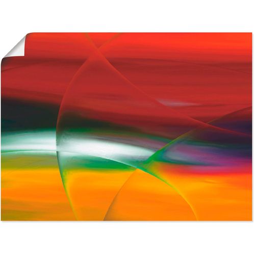 4057738084181 - Wandbild ARTLAND Modern V Bilder Gr B H 80 cm x 60 cm Poster Gegenstandslos 1 St bunt Bild Kunstdruck Kunstdrucke Bilder als Leinwandbild Wandaufkleber oder Poster in versch Größen