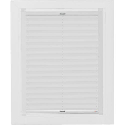 4001442773985 - Dachfensterplissee Young Style Energy Saving Plissees Gr 12150 cm zweiseitig verschiebbar 6130 cm weiß (weiß weiß) Dachfensterplissees mit Energiespareffekt Führungsschienen