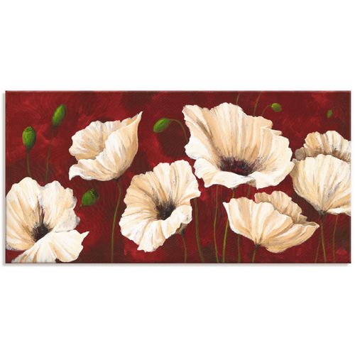 4055327159494 - Wandbild ARTLAND Weiße Mohnblumen vor rot Bilder Gr B H 60 cm x 30 cm Leinwandbild Blumen 1 St rot Bild Poster Bilder als Alubild Leinwandbild Wandaufkleber oder in versch Größen 4055327159494 - Wandbild ARTLAND Weiße Mohnblumen vor rot Bilder Gr B H 60 cm x 30 cm Leinwandbild Blumen 1 St rot Bild Poster Bilder als Alubild Leinwandbild Wandaufkleber oder in versch Größen