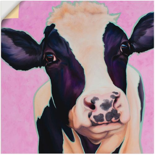 4062144289334 - Wandbild ARTLAND Kuh Lotte Bilder Gr B H 70 cm x 70 cm Wandaufkleber - Vinyl Haustiere 1 St pink Kunstdrucke Bilder als Leinwandbild Wandaufkleber oder Poster in versch Größen 4062144289334 - Wandbild ARTLAND Kuh Lotte Bilder Gr B H 70 cm x 70 cm Wandaufkleber - Vinyl Haustiere 1 St pink Kunstdrucke Bilder als Leinwandbild Wandaufkleber oder Poster in versch Größen