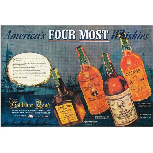 4059745328050 - Wandbild ARTLAND Amerikanischer Whiskey 1938 Bilder Gr B H 30 cm x 20 cm Alu-Dibond-Druck Ausstellungsplakate Querformat 1 St blau Bild Poster Bilder als Alubild Leinwandbild Wandaufkleber oder in versch Größen 4059745328050 - Wandbild ARTLAND Amerikanischer Whiskey 1938 Bilder Gr B H 30 cm x 20 cm Alu-Dibond-Druck Ausstellungsplakate Querformat 1 St blau Bild Poster Bilder als Alubild Leinwandbild Wandaufkleber oder in versch Größen