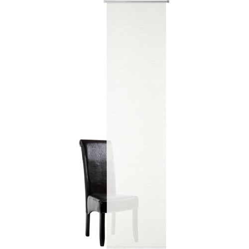 4006470427015 - Vorhang NEUTEX FOR YOU Linola Gr 1 weiß (wollweiß) B60cm H245cm Jacquard Leinen Polyacryl Polyester Gardinen HxB 245x60 Schiebevorhang mit Alupaneelwagen