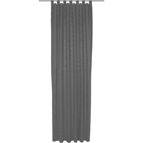 4004567465797 - Vorhang WIRTH Uni Collection schwarz Gardinen 325cm Schlaufen 142cm Baumwolle (Bio-Baumwolle) nach Maß B142cm H325cm