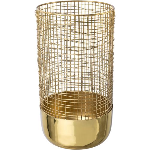 4064118108771 - Windlicht CREATIV DECO Weihnachtsdeko gold (goldfarben) H4000cm Ø2100cm Aluminium Kerzenhalter Korpus aus Aluminiumdrahtgeflecht 4064118108771 - Windlicht CREATIV DECO Weihnachtsdeko gold (goldfarben) H4000cm Ø2100cm Aluminium Kerzenhalter Korpus aus Aluminiumdrahtgeflecht