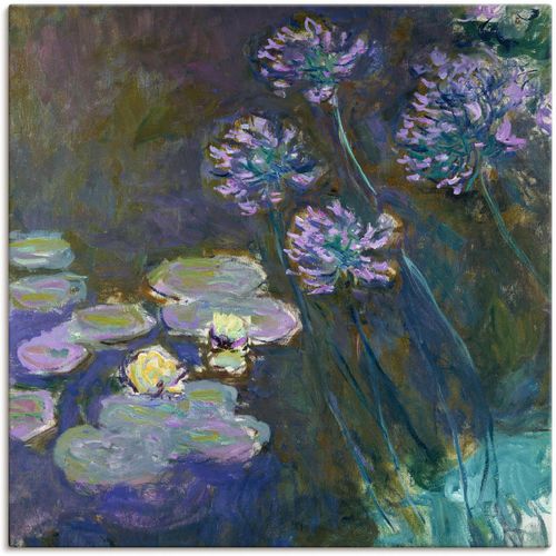 4055327650953 - Wandbild ARTLAND Gelbe Seerosen und Agapanthes 1914-17 Bilder Gr B H 50 cm x 50 cm Leinwandbild Blumen 1 St grün Bild Poster Bilder als Leinwandbild Wandaufkleber oder in versch Größen 4055327650953 - Wandbild ARTLAND Gelbe Seerosen und Agapanthes 1914-17 Bilder Gr B H 50 cm x 50 cm Leinwandbild Blumen 1 St grün Bild Poster Bilder als Leinwandbild Wandaufkleber oder in versch Größen