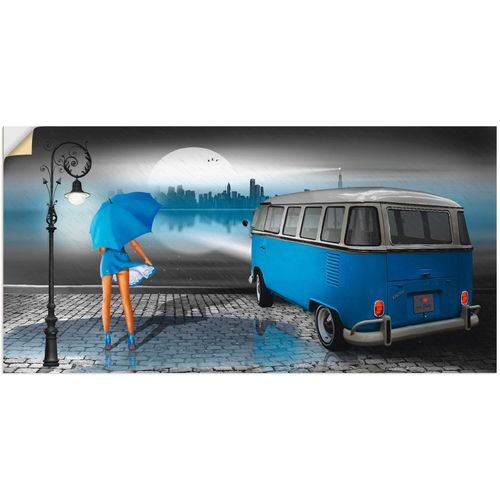 4059745700146 - Wandbild ARTLAND Regennacht in Blau mit Bulli T1 Bilder Gr B H 60 cm x 30 cm Wandaufkleber - Vinyl Auto 1 St blau Bild Kunstdruck Leinwandbild Kunstdrucke Bilder als Alubild Leinwandbild Wandaufkleber oder Poster in versch Größen 4059745700146 - Wandbild ARTLAND Regennacht in Blau mit Bulli T1 Bilder Gr B H 60 cm x 30 cm Wandaufkleber - Vinyl Auto 1 St blau Bild Kunstdruck Leinwandbild Kunstdrucke Bilder als Alubild Leinwandbild Wandaufkleber oder Poster in versch Größen