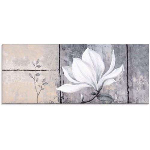 4062144150559 - Glasbild ARTLAND Klassische Magnolie Bilder Gr B H 125 cm x 50 cm Glasbild Blumen 1 St grau Glasbilder in verschiedenen Größen 4062144150559 - Glasbild ARTLAND Klassische Magnolie Bilder Gr B H 125 cm x 50 cm Glasbild Blumen 1 St grau Glasbilder in verschiedenen Größen
