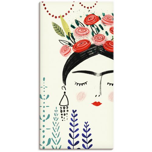 4062144825563 - Wandbild ARTLAND Fridas Traum Collektion B Bilder Gr B H 20 cm x 40 cm Leinwandbild Bilder von Frauen Hochformat 1 St bunt Kunstdrucke als Alubild Leinwandbild Wandaufkleber oder Poster in versch Größen