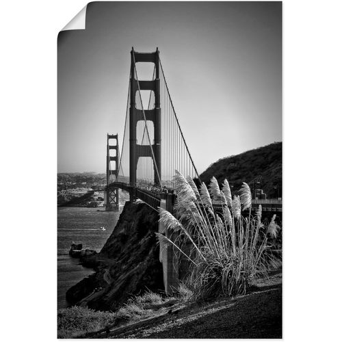 4062144225806 - Wandbild ARTLAND San Francisco Golden Gate Bridge Bilder Gr B H 40 cm x 60 cm Poster Amerika 1 St schwarz Bild Kunstdruck Poster Bilder als Alubild Leinwandbild Wandaufkleber oder in versch Größen 4062144225806 - Wandbild ARTLAND San Francisco Golden Gate Bridge Bilder Gr B H 40 cm x 60 cm Poster Amerika 1 St schwarz Bild Kunstdruck Poster Bilder als Alubild Leinwandbild Wandaufkleber oder in versch Größen