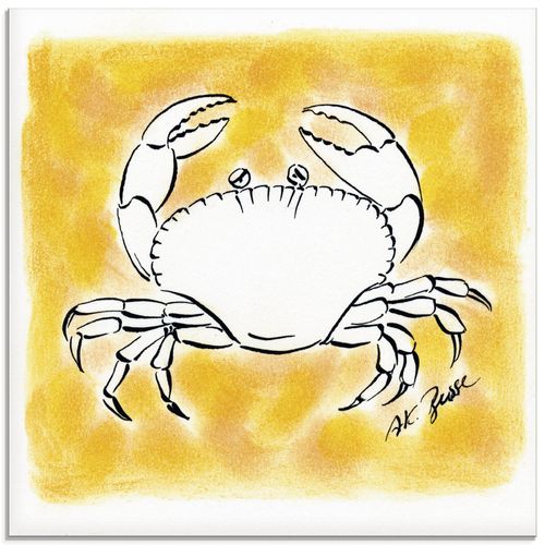4055327381963 - Glasbild ARTLAND Serie Sternzeichen Krebs Bilder Gr B H 20 cm x 20 cm Glasbild Sternzeichen quadratisch 1 St gelb Bild Glasbild Glasbilder Bilder in verschiedenen Größen 4055327381963 - Glasbild ARTLAND Serie Sternzeichen Krebs Bilder Gr B H 20 cm x 20 cm Glasbild Sternzeichen quadratisch 1 St gelb Bild Glasbild Glasbilder Bilder in verschiedenen Größen