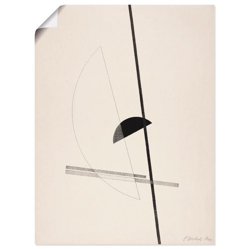 4062144284940 - Wandbild ARTLAND Konstruktionen Bilder Gr B H 45 cm x 60 cm Poster Muster 1 St braun Bild Leinwandbild Kunstdrucke Bilder als Alubild Leinwandbild Wandaufkleber oder Poster in versch Größen