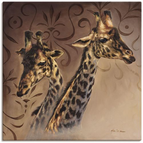 4055327142458 - Wandbild ARTLAND Giraffen Porträt Bilder Gr B H 100 cm x 100 cm Leinwandbild Wildtiere 1 St braun Bild Metallbild Metallbilder Bilder als Alubild Leinwandbild Wandaufkleber oder Poster in versch Größen 4055327142458 - Wandbild ARTLAND Giraffen Porträt Bilder Gr B H 100 cm x 100 cm Leinwandbild Wildtiere 1 St braun Bild Metallbild Metallbilder Bilder als Alubild Leinwandbild Wandaufkleber oder Poster in versch Größen