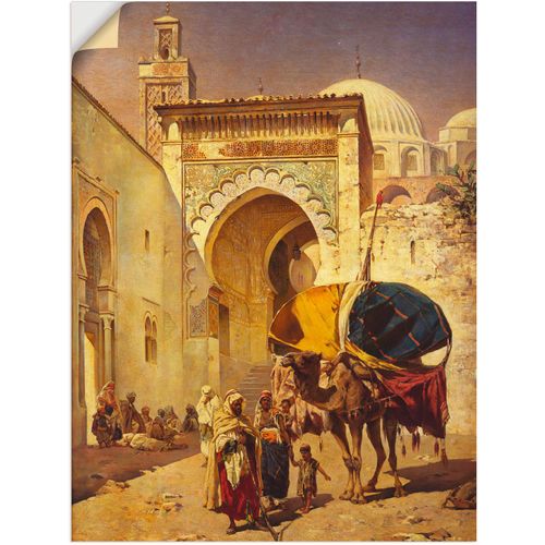 4062144507148 - Wandbild ARTLAND Eine arabische Straßenszene Bilder Gr B H 60 cm x 80 cm Wandaufkleber - Vinyl Gebäude 1 St beige (naturfarben) Bild Poster Bilder als Leinwandbild Wandaufkleber oder in versch Größen 4062144507148 - Wandbild ARTLAND Eine arabische Straßenszene Bilder Gr B H 60 cm x 80 cm Wandaufkleber - Vinyl Gebäude 1 St beige (naturfarben) Bild Poster Bilder als Leinwandbild Wandaufkleber oder in versch Größen