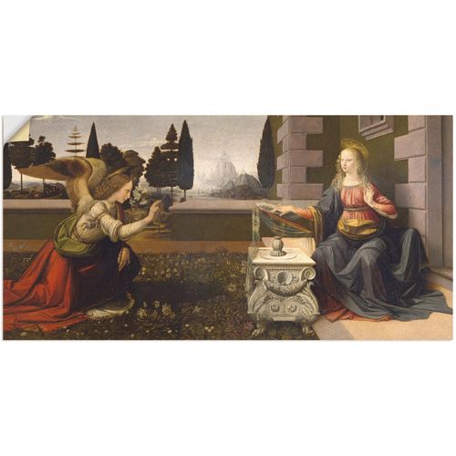 4062144528242 - Wandbild ARTLAND Die Verkündigung Mariae Ca 1475-1480 Bilder Gr B H 60 cm x 30 cm Wandaufkleber - Vinyl Religion 1 St braun Bild Poster Bilder als Leinwandbild Wandaufkleber oder in versch Größen 4062144528242 - Wandbild ARTLAND Die Verkündigung Mariae Ca 1475-1480 Bilder Gr B H 60 cm x 30 cm Wandaufkleber - Vinyl Religion 1 St braun Bild Poster Bilder als Leinwandbild Wandaufkleber oder in versch Größen