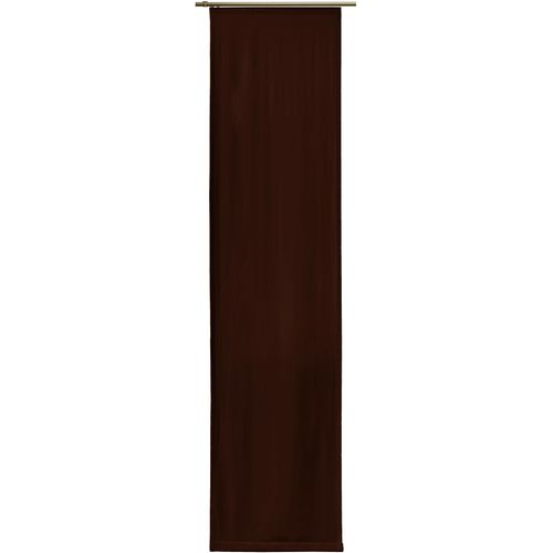 4004567217846 - Schiebegardine WIRTH Newbury Gr 1 braun B57cm H145cm Jacquard Baumwolle Polyester Gardinen Ohne Befestigungszubehör Breite 57 cm