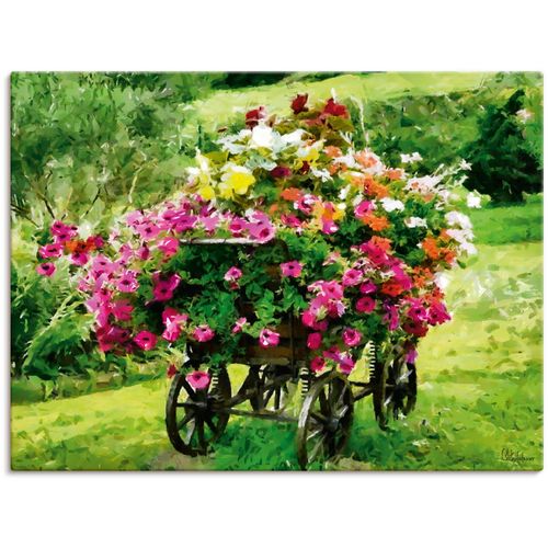 4062144705155 - Wandbild ARTLAND Kutsche mit Blumen Bilder Gr B H 40 cm x 30 cm Leinwandbild Blumenbilder Querformat 1 St grün Kunstdrucke als Alubild Leinwandbild Wandaufkleber oder Poster in versch Größen 4062144705155 - Wandbild ARTLAND Kutsche mit Blumen Bilder Gr B H 40 cm x 30 cm Leinwandbild Blumenbilder Querformat 1 St grün Kunstdrucke als Alubild Leinwandbild Wandaufkleber oder Poster in versch Größen
