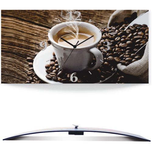 4059745811873 - Wanduhr ARTLAND Heißer Kaffee - dampfender Kaffee Wanduhren Gr B H T 50 cm x 25 cm x 03 cm Quarzuhr braun Wanduhren 3D Optik gebogen mit Quarz- oder Funkuhrwerk versch Größen 4059745811873 - Wanduhr ARTLAND Heißer Kaffee - dampfender Kaffee Wanduhren Gr B H T 50 cm x 25 cm x 03 cm Quarzuhr braun Wanduhren 3D Optik gebogen mit Quarz- oder Funkuhrwerk versch Größen