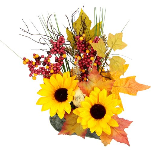 4019844650605 - Kunstblume IGEA Gesteck aus Sonnenblumen auf Stein Kunstpflanzen Gr B H L 20 cm x 28 cm x 12 cm 1 St gelb (gelb orange) Kunst-Blumen Künstliche Blumen Herbstgesteck Deko Ornamente für Halloween 4019844650605 - Kunstblume IGEA Gesteck aus Sonnenblumen auf Stein Kunstpflanzen Gr B H L 20 cm x 28 cm x 12 cm 1 St gelb (gelb orange) Kunst-Blumen Künstliche Blumen Herbstgesteck Deko Ornamente für Halloween