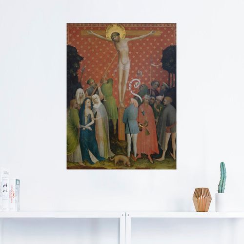 4062144510117 - Wandbild ARTLAND Goldene Tafel Außenflügel I Bilder Gr B H 60 cm x 80 cm Wandaufkleber - Vinyl Religion 1 St bunt Bild Poster Bilder als Leinwandbild Wandaufkleber oder in versch Größen