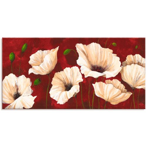 4055327159524 - Wandbild ARTLAND Weiße Mohnblumen vor rot Bilder Gr B H 150 cm x 75 cm Leinwandbild Blumen 1 St rot Bild Poster Bilder als Alubild Leinwandbild Wandaufkleber oder in versch Größen 4055327159524 - Wandbild ARTLAND Weiße Mohnblumen vor rot Bilder Gr B H 150 cm x 75 cm Leinwandbild Blumen 1 St rot Bild Poster Bilder als Alubild Leinwandbild Wandaufkleber oder in versch Größen