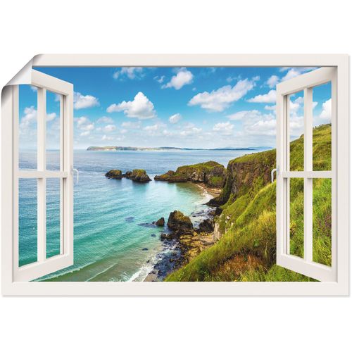 4062144559543 - Wandbild ARTLAND Küstenweg in Nordirland durchs Fenster Bilder Gr B H 100 cm x 70 cm Poster Meer Bilder Querformat 1 St grün Kunstdrucke als Leinwandbild Wandaufkleber oder Poster in versch Größen 4062144559543 - Wandbild ARTLAND Küstenweg in Nordirland durchs Fenster Bilder Gr B H 100 cm x 70 cm Poster Meer Bilder Querformat 1 St grün Kunstdrucke als Leinwandbild Wandaufkleber oder Poster in versch Größen