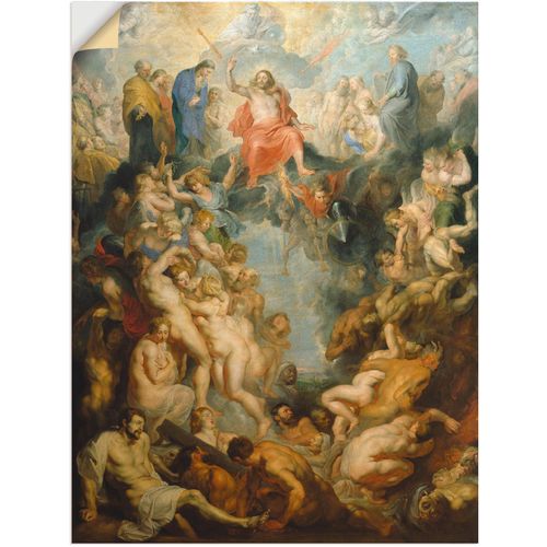 4062144482780 - Wandbild ARTLAND Das große Jüngste Gericht 1617 Bilder Gr B H 90 cm x 120 cm Wandaufkleber - Vinyl Religion 1 St bunt Bild Poster Bilder als Leinwandbild Wandaufkleber oder in versch Größen