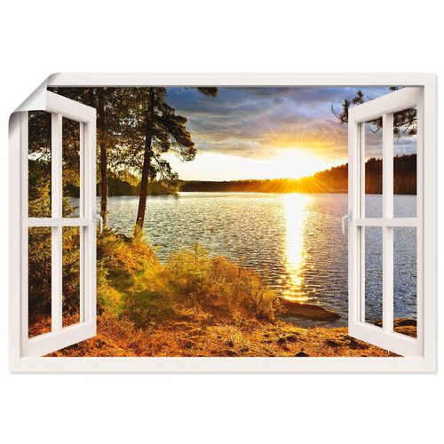 4059745627573 - Wandbild ARTLAND Sonnenuntergang im Algonquin Park Bilder Gr B H 100 cm x 70 cm Poster Fensterblick Querformat 1 St bunt Bild Leinwandbild Kunstdrucke Bilder als Leinwandbild Wandaufkleber oder Poster in versch Größen 4059745627573 - Wandbild ARTLAND Sonnenuntergang im Algonquin Park Bilder Gr B H 100 cm x 70 cm Poster Fensterblick Querformat 1 St bunt Bild Leinwandbild Kunstdrucke Bilder als Leinwandbild Wandaufkleber oder Poster in versch Größen