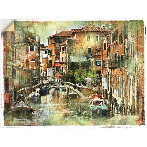 4059745779166 - Wandbild ARTLAND Kanal in Venedig Bilder Gr B H 120 cm x 90 cm Wandaufkleber - Vinyl Italien 1 St bunt Bild Poster Bilder als Alubild Leinwandbild Wandaufkleber oder in versch Größen 4059745779166 - Wandbild ARTLAND Kanal in Venedig Bilder Gr B H 120 cm x 90 cm Wandaufkleber - Vinyl Italien 1 St bunt Bild Poster Bilder als Alubild Leinwandbild Wandaufkleber oder in versch Größen