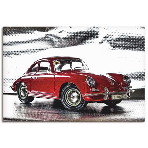 4059745700856 - Wandbild ARTLAND Klassiker - Der Porsche 356 Bilder Gr B H 120 cm x 80 cm Leinwandbild Auto Querformat 1 St rot Bild Poster Bilder als Alubild Leinwandbild Wandaufkleber oder in versch Größen